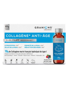 Collag&egrave;ne+ sublimlift shots go&ucirc;t fruit rouges Bte/10