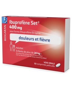 400mg comprim&eacute;s Bte/12