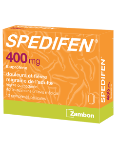 400mg Comprim&eacute;s pellicul&eacute;s Bte/12